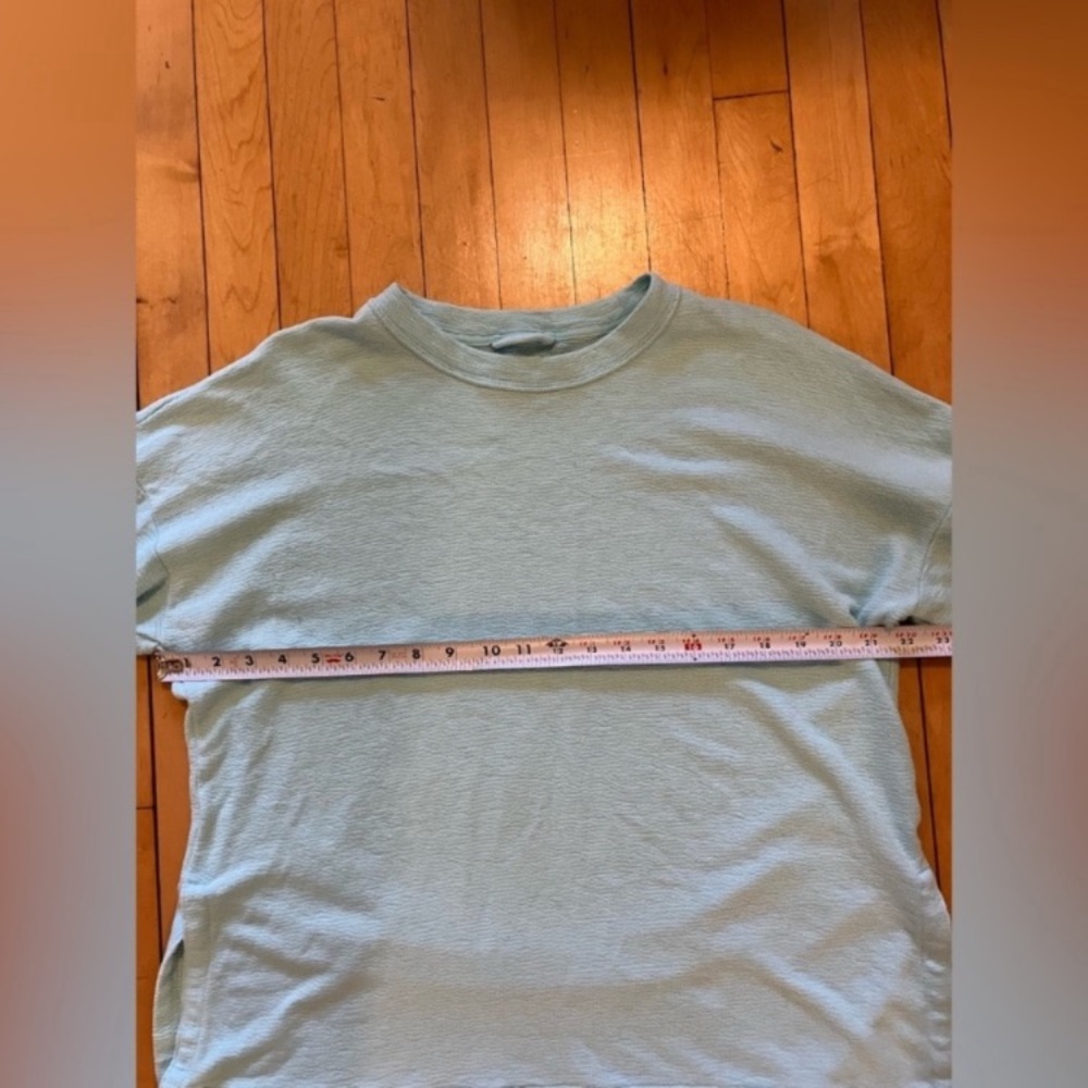 aerie Pastel Blue Crewneck Oversized Sweatshirt - Picture 6 of 8